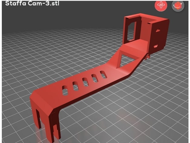 staffa cámara web u30 montar 3D print model - Mito3D