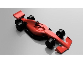 formül 1 rc pr 22 araba Ferrari formula1 Mercedes radyo kontrol kırmızı boğa 3d print model - Mito3D