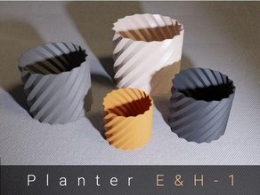 planteur pot vase tailles 3d print model - Mito3D
