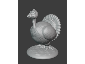 turkey bird cartoon turkey 3d print model - Mito3D
