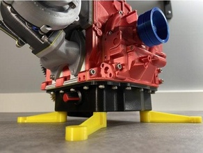 mazda rx7 5 petróleo pan remezclar motor 3d print model - Mito3D