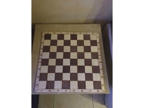 chess board lasercut 3d print model - Mito3D