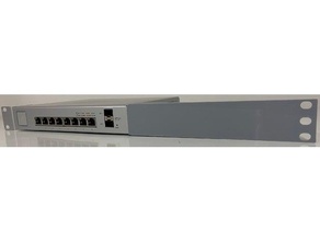 unifi switch us-8-150w 19in rack 19inch mount mounting bracket ubnt 3d print model - Mito3D