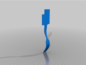 forchetta esprimere carta fessura forkpad divertente thinkpad 3d print model - Mito3D