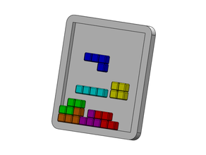 tetris 3d puzzle tétromino tétrominos 3d print model - Mito3D