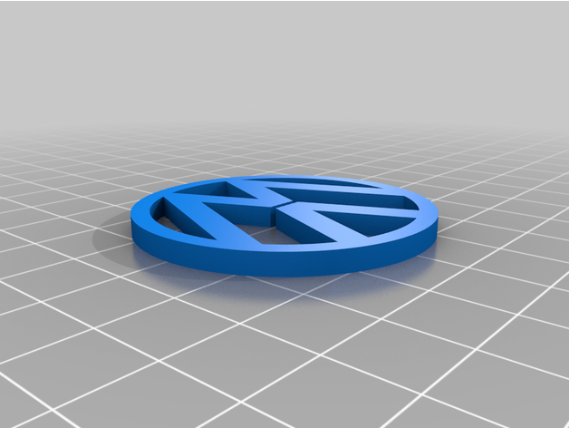 vw rim cap 3D print model - Mito3D