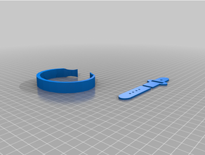manzana reloj pulsera 3d print model - Mito3D