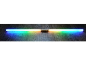 self-contained portable garland address led strip ws2812b 3d print model - Mito3D