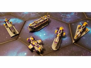 twilight imperium yin brotherhood custom ships spaceship 3d print model - Mito3D