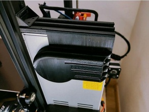 suministro ventilador silenciador ender 3 Pro 3d print model - Mito3D