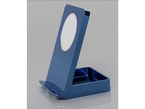 magsafe klassisch Schreibtisch Stand iPhone 12 max Profi 3d print model - Mito3D