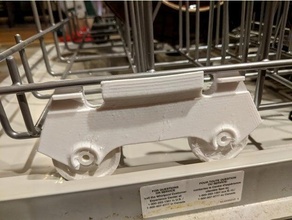 Lave vaisselle roue chariot remplacement roues lave 3d print model - Mito3D
