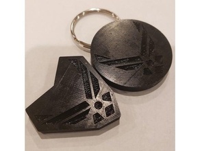 air force keychain airforce key keychains keyring military 3d print model - Mito3D