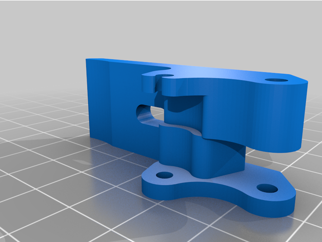 bondtech bmg style geared extruder bitten latch 3D print model - Mito3D