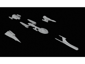 fasa orion ships star trek starship parts kit expansion 8 bash miniatures model spaceship toy 3d print model - Mito3D