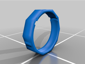 cryptex ring coarse printing puzzle 3d print model - Mito3D