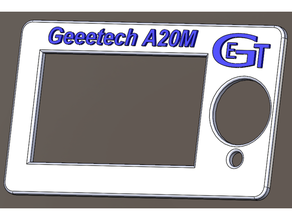 geeetech a20m écran couverture gaine 3d print model - Mito3D