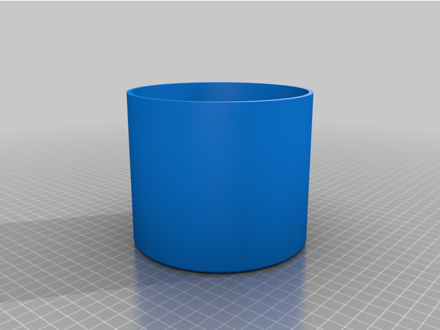 simple flower pot flowerpot plant 3D print model - Mito3D
