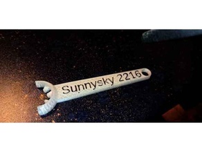 chiave inglese sunnysky 2216 1250kv minitalon sunnyskymotor 3d print model - Mito3D
