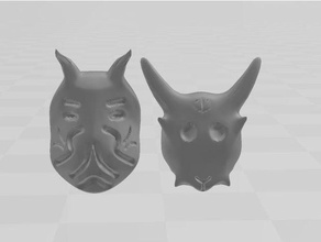 mascaras Symbaroum kitbash 3d print model - Mito3D