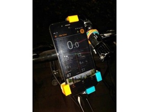 universel monter téléphone bicyclette vélo 3d print model - Mito3D