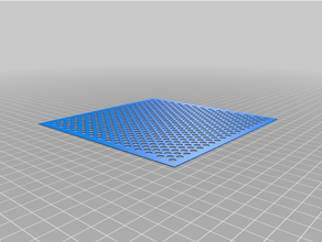 pochoir point grille 3d print model - Mito3D