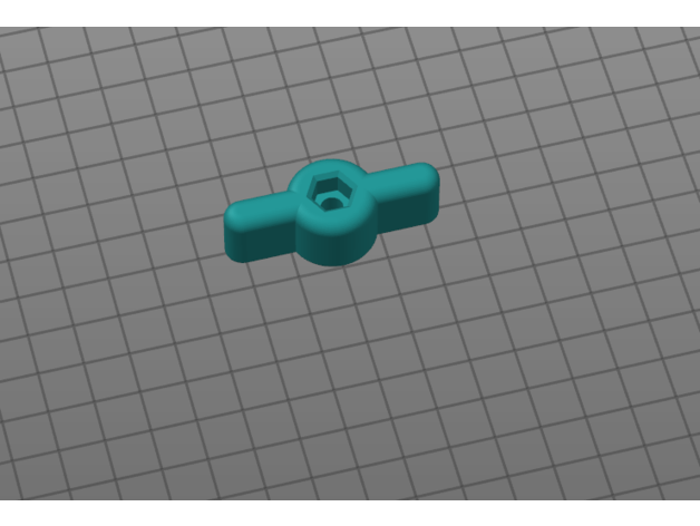 m5 wing nut 3D print model - Mito3D