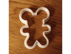 gingermouseman biscotto taglierina Pan zenzero uomo topo 3d print model - Mito3D