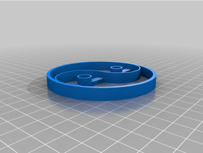 yin yang cookie cutter yinyang 3d print model - Mito3D