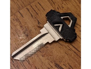 blank key cover - type 68 3d print model - Mito3D