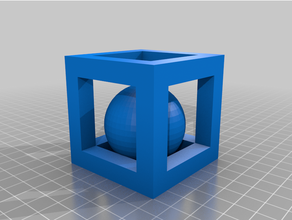 ball box cage printinplace 3d print model - Mito3D