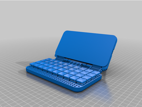 pinephone tastiera cyberdeck meccanico pine64 3d print model - Mito3D