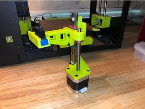 e3d's toolchanger - adjustable cleaning brush 95 3d print model - Mito3D