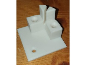 yular Euro kutuları mit destek yüzeyi che eurobox Halterung Schrauben 3d print model - Mito3D