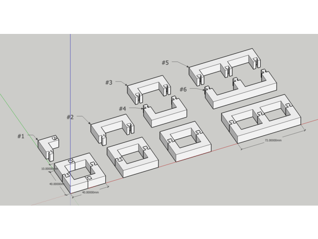 box shaped cuadro 2 3D print model - Mito3D