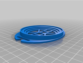 25 cm lens cap holder 3d print model - Mito3D