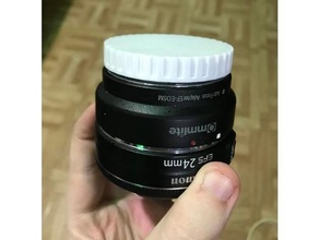 kanon eos m lens şapka 3d print model - Mito3D