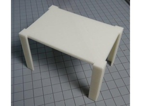 pooch table 3d printing nerd repbox replica 3d print model - Mito3D