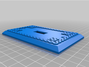 celtic knot switchplate 3d print model - Mito3D