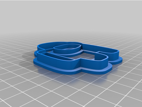 us sus équipier biscuit coupeur 3d print model - Mito3D