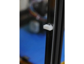 extrusion clip acrylic 3d printer enclosure 3d print model - Mito3D