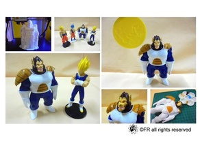 Ejderha ball vegeta maymun ay kübik i3 mega Ejder topu Topu Z Kostüm oyunu modeller Süper top goku mavi 3d print model - Mito3D