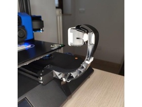 raspberry pi camera mount artillery genius ball nut evnovo octoprint cam webcam 3d print model - Mito3D