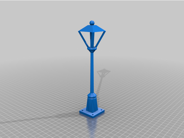 farola scalextric streetlamp 3D print model - Mito3D