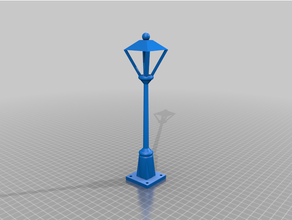 sokak lambası ölçülü 3d print model - Mito3D