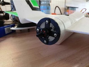 Multiplex funjet Motor montieren Flugzeug rc 3d print model - Mito3D