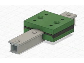 3dp doğrusal rulman devridaim kendin yap Demiryolu versiyon 3d print model - Mito3D