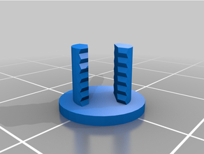 Replikator klar Panel Verbindungselemente Makerbot 3d print model - Mito3D