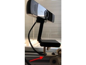 2020 Extrusion unc Stativ Adapter Webcam montieren 3d print model - Mito3D