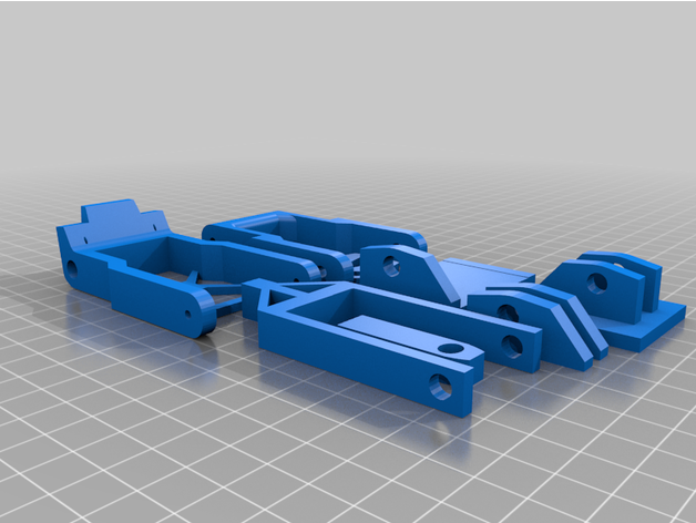 dc 3 c 47 iniş dişli geri çekmek 3D print model - Mito3D